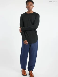 Ecologyst - 195 Merino Crew in Black