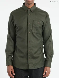 Ecologyst - Light Wool Shirt in Green