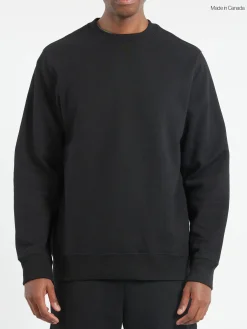 Ecologyst - Organic Crewneck Sweatshirt in Black