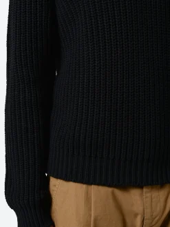 Filippa K - Chunky Cotton Sweater in Black