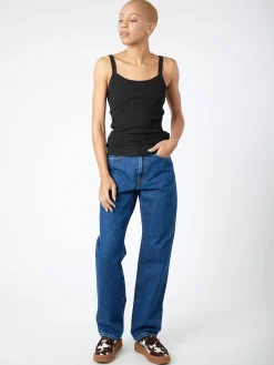 Filippa K - Fine Rib Singlet in Black