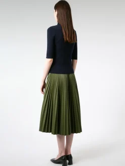 Filippa K - Merino Elbow Sleeve Top in Navy