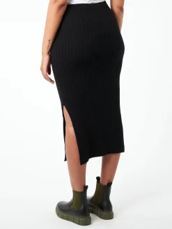 Filippa K - Rib Knit Skirt in Black