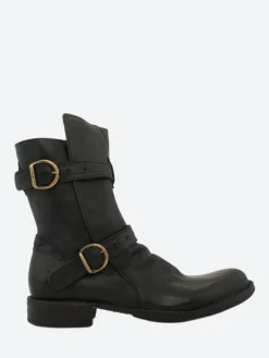 Fiorentini + Baker - 713 Eternity Buckled Boot in Nero Cusna