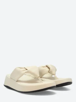 FitFlop - F-MODE Knot Flatform Toe-Post Sandals in Paris Beige