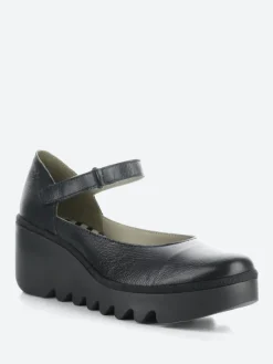 Fly London - Blu Bawo Wedge Pump in Black