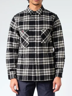 F.O.B. FACTORY - Heavy Nel Work Shirt in Black
