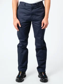 F.O.B. FACTORY - Herringbone Trouser in Navy