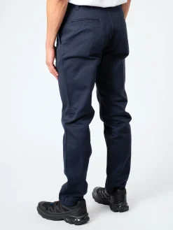 F.O.B. FACTORY - Herringbone Trouser in Navy