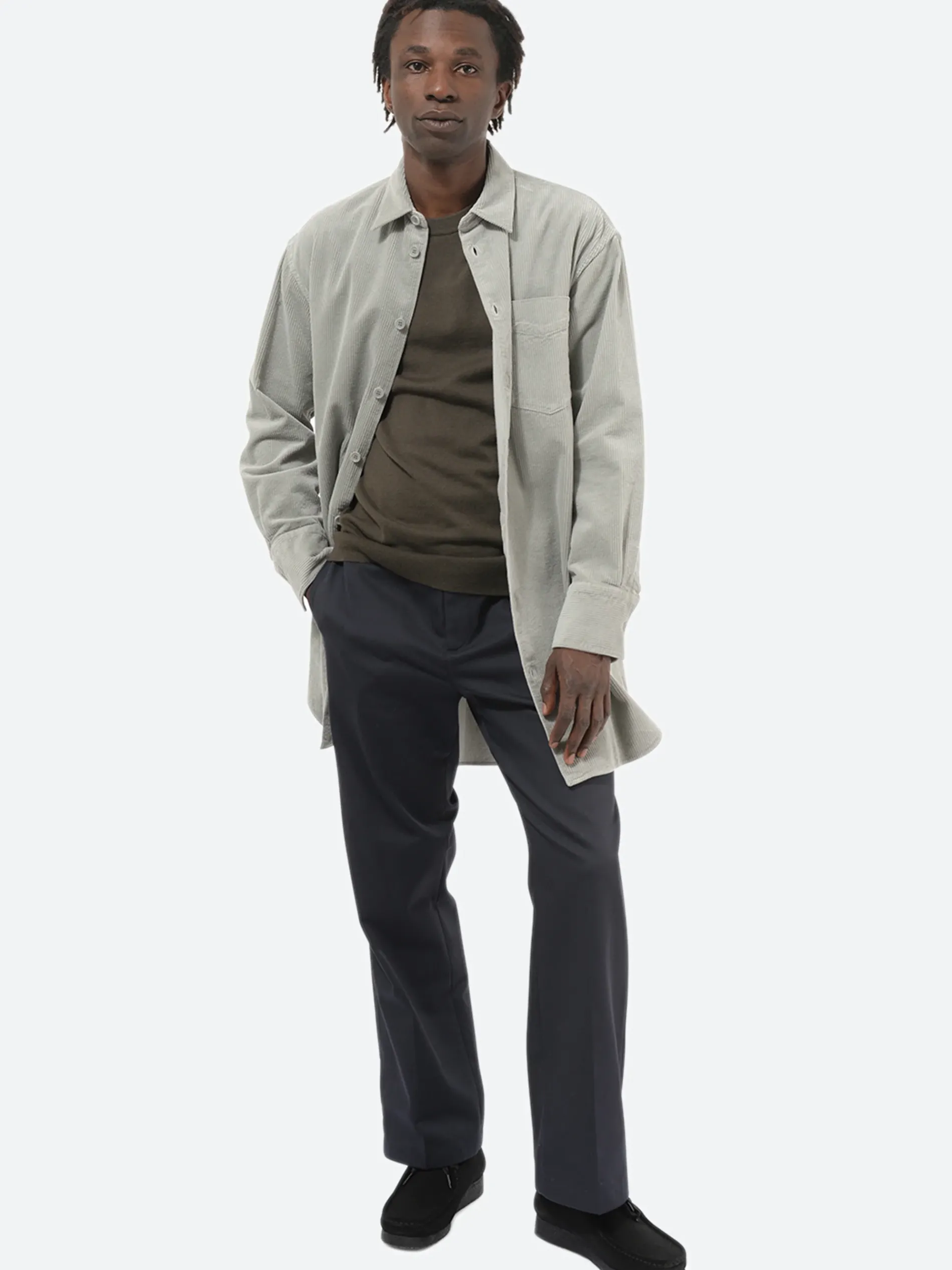 Garment-Dyed Corduroy Shirt