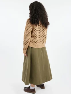 Girls of Dust - Fisherman Sweater in Almond