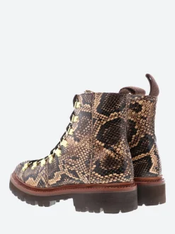 Grenson - Nanette Boot in Snake Print Leather