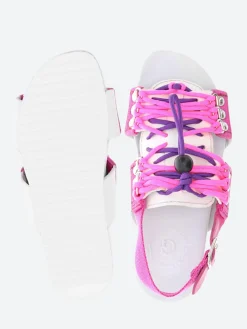 Grenson - Willa in White and Pink