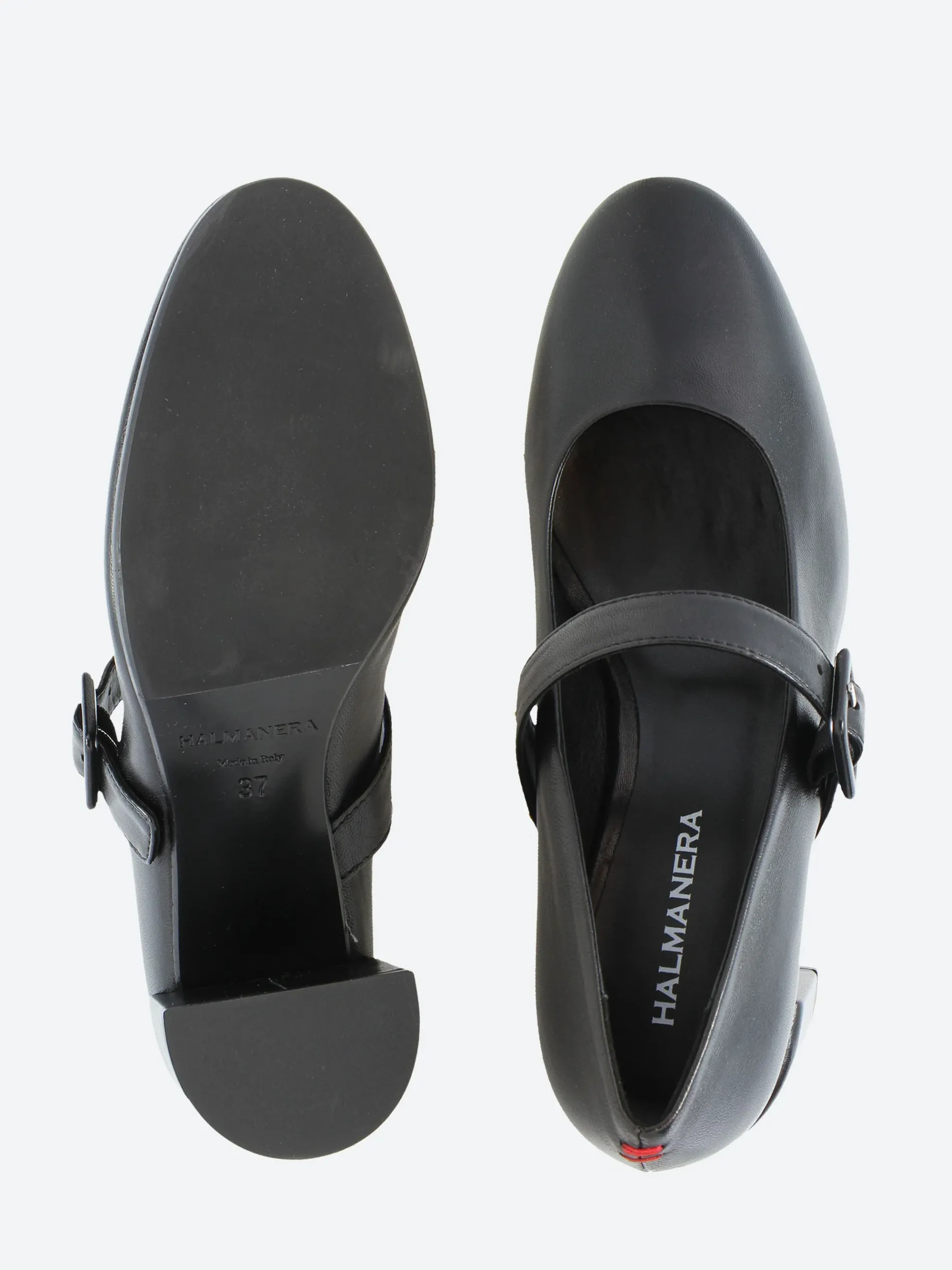 Halmanera - Beta 12 Mary Jane Pump in Nero Baron