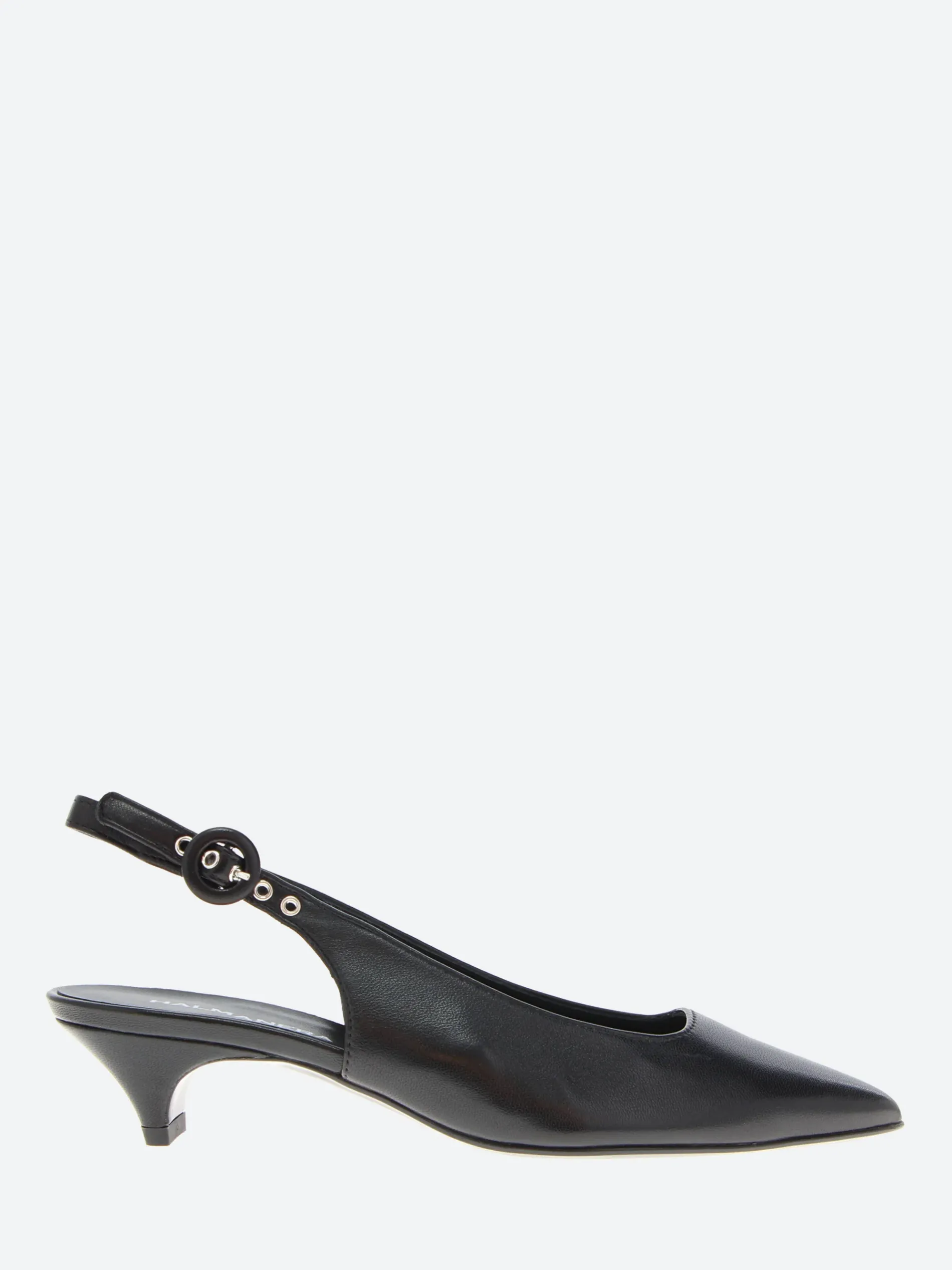 Halmanera - Fede 13 Slingback Pumps in Nero Baron