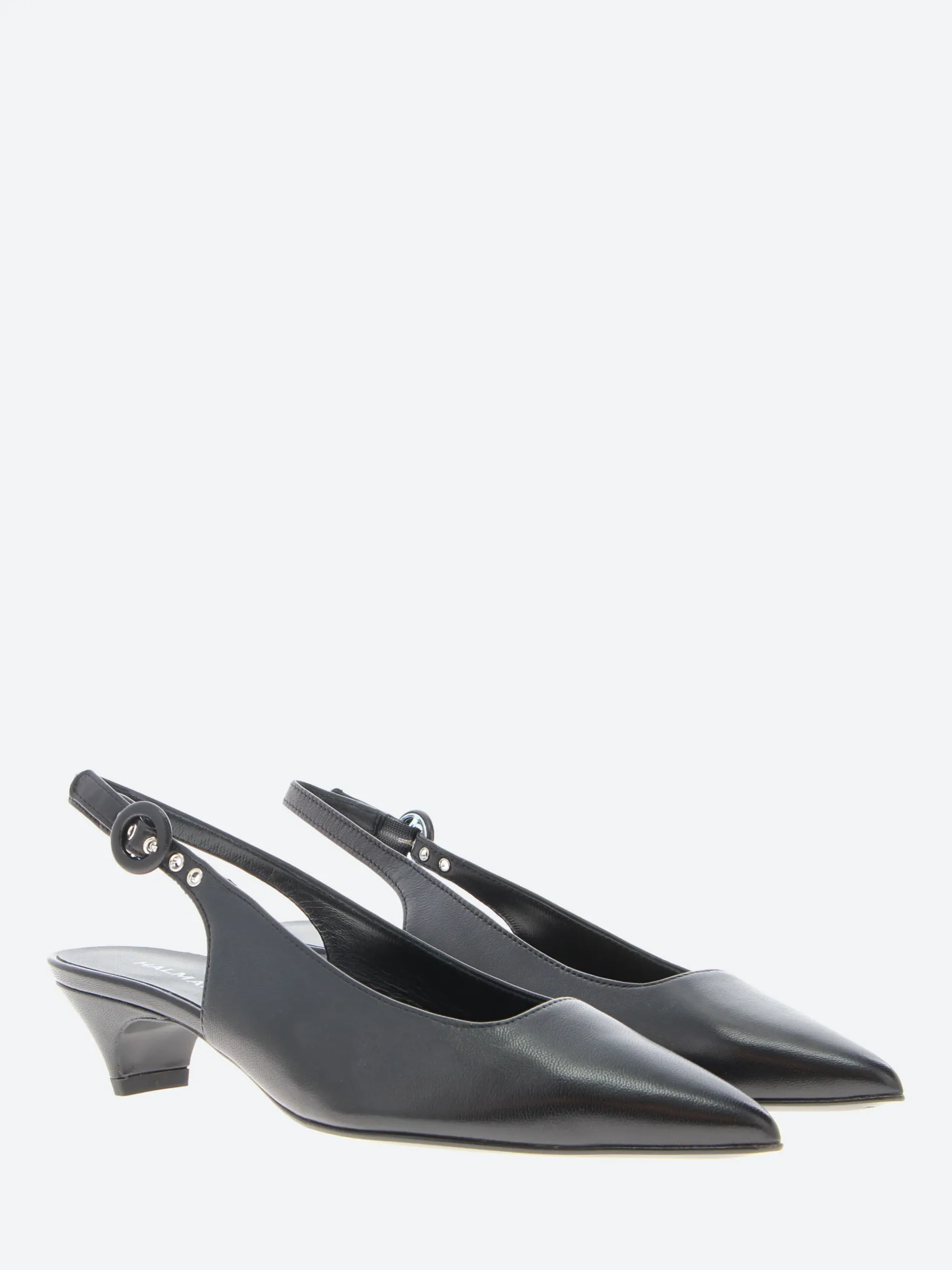 Halmanera - Fede 13 Slingback Pumps in Nero Baron