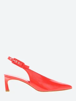 Halmanera - Vale 11 Pumps in Rosso Glaze