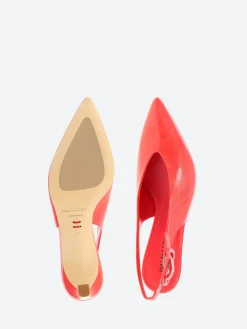 Halmanera - Vale 11 Pumps in Rosso Glaze