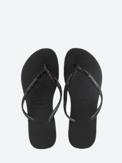 Havaianas - Slim Glitter II in Black