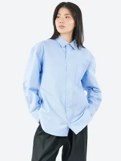 Have a Good Day - Selvedge Ox Shirt in Blue