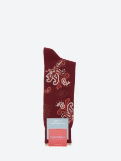 Jali Paisley Mid Calf Sock
