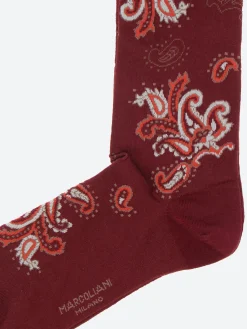 Jali Paisley Mid Calf Sock