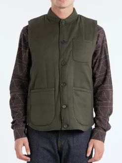 Kardo - Leo Quilted Vest in Dark Green