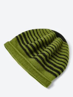 Kopka Accessories - Ringed Roll Up Beret in Sprout