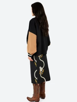 La DoubleJ - Brooklyn Bomber in Solid Black