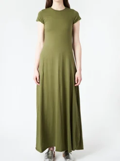 Labo.Art - Abito Sunio Jersey Dress in Olive