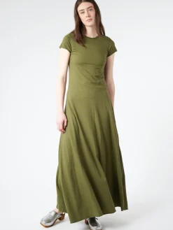 Labo.Art - Abito Sunio Jersey Dress in Olive