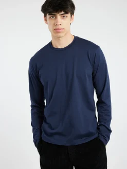 Labo.Art - M Basica L/S Jap T-Shirt in Atlantic