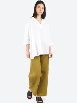 Labo.Art - Panta Pandora Twist Trousers in Cricket