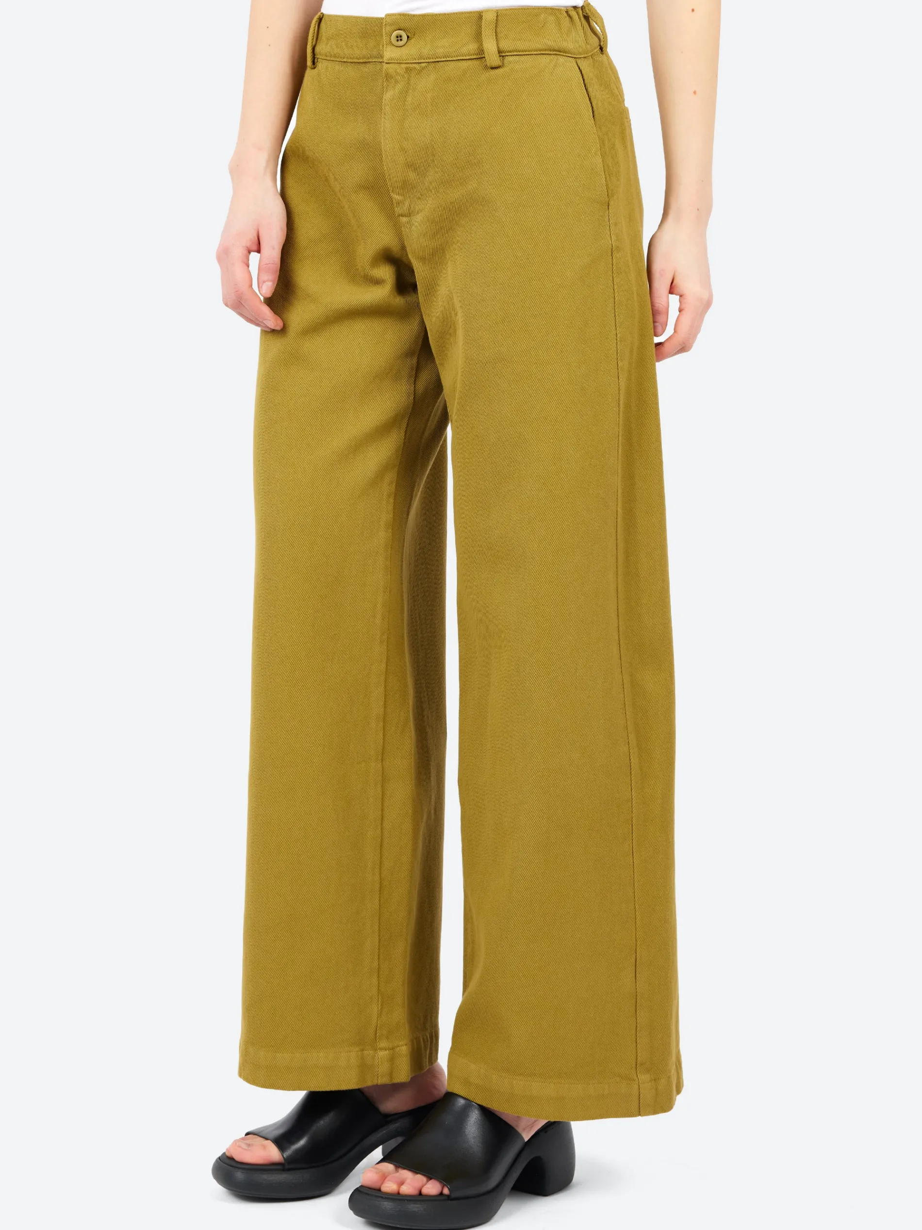 Labo.Art - Panta Pandora Twist Trousers in Cricket