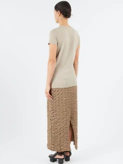 Lauren Manoogian - Bias Baby Tee in Washed Clay