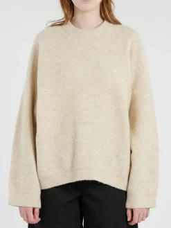 Lauren Manoogian - Fleece Crewneck in Ecru