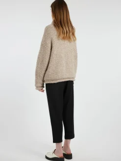 Lauren Manoogian - Handknit Purl Rollneck in Dust