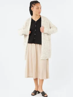 Lauren Manoogian - Marl Cardigan in Raw White