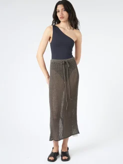 Lauren Manoogian - Net Skirt in Coal