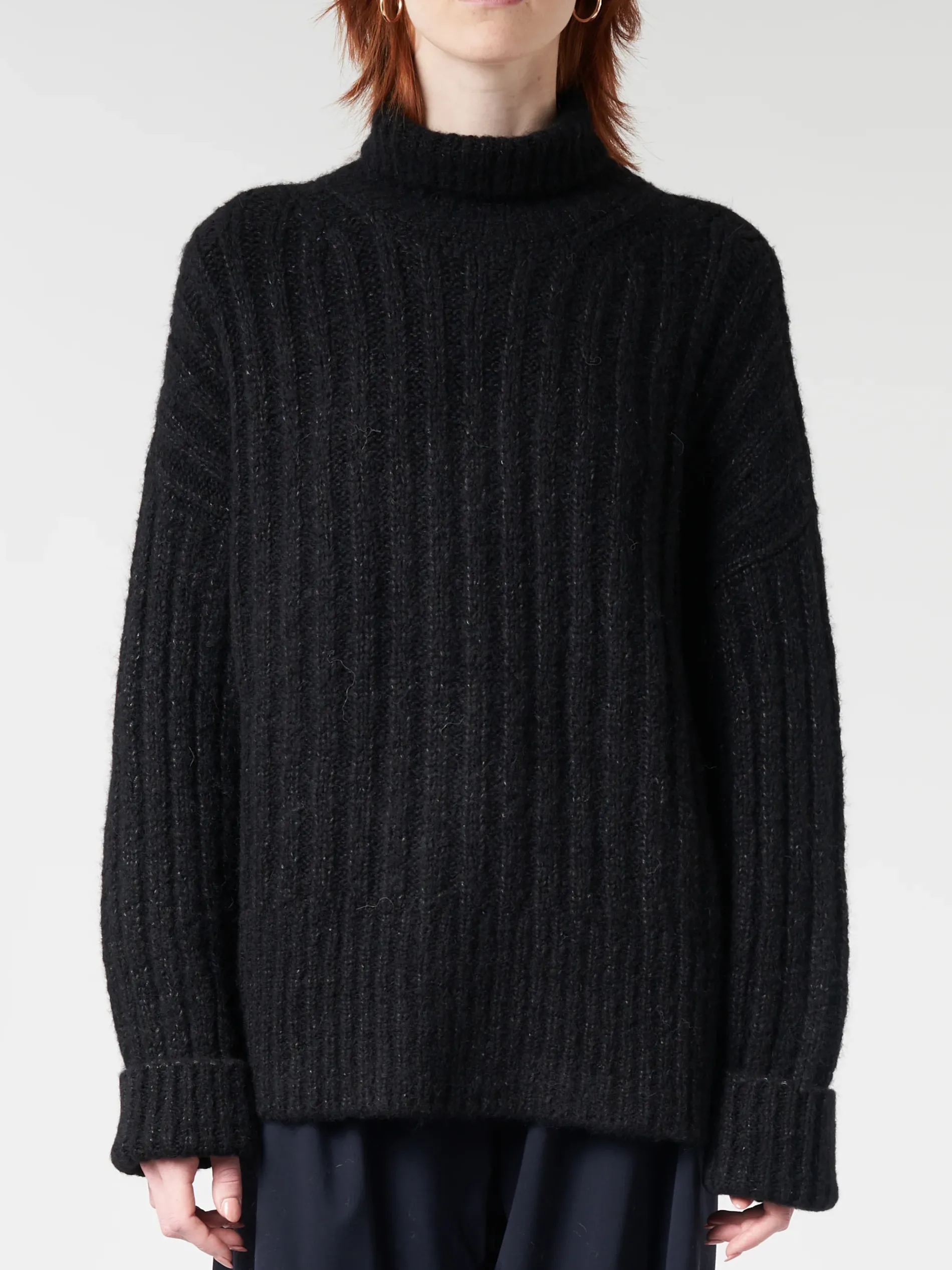 Lauren Manoogian - Rib Turtleneck in Black