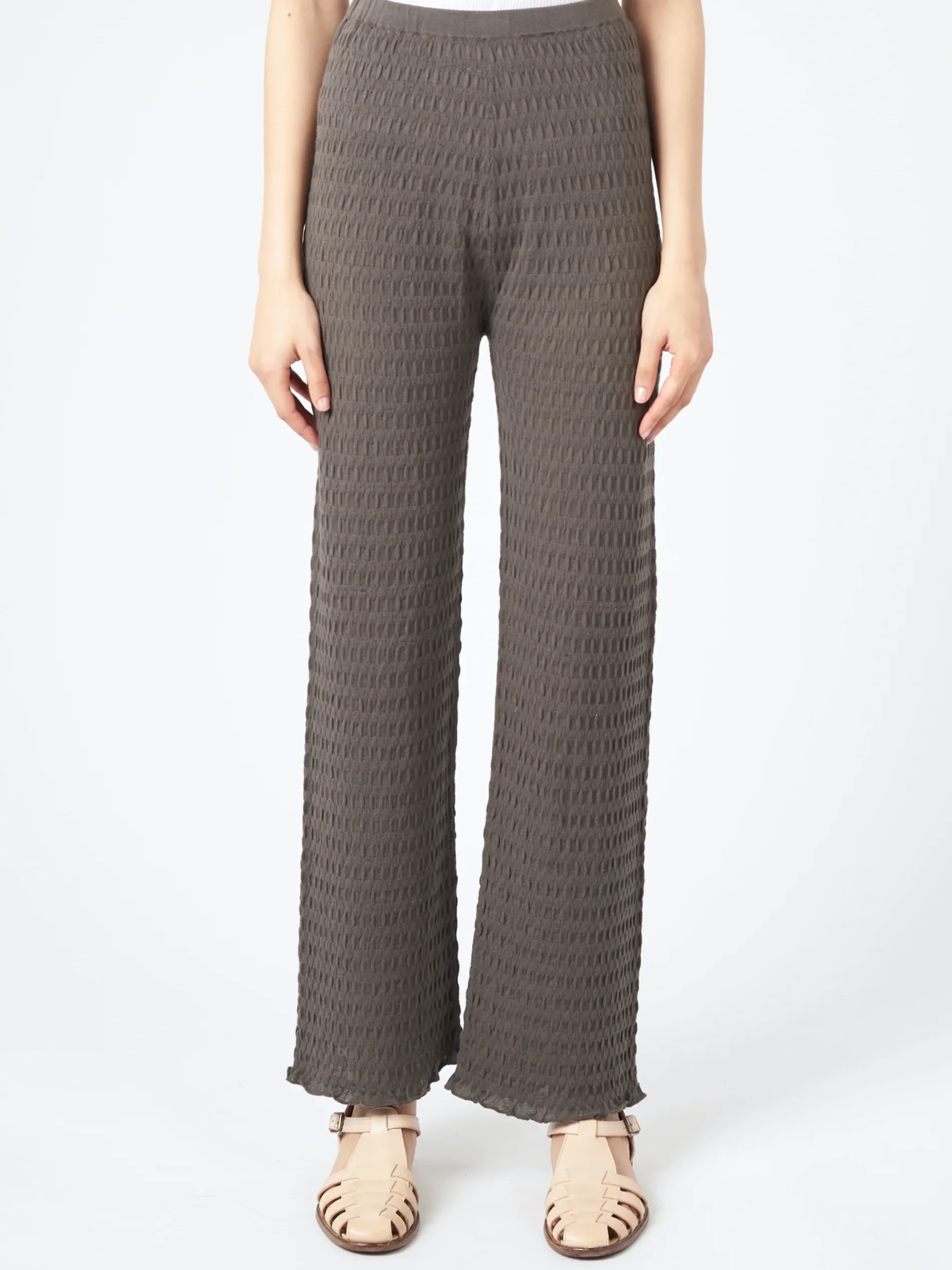 Lauren Manoogian - Smocked Pants in Coal