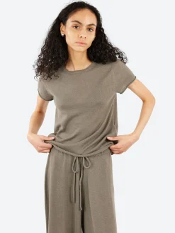 Lauren Manoogian - Super Fine Baby Tee in Concrete