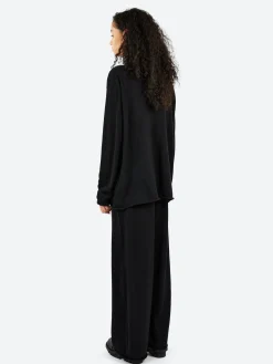 Lauren Manoogian - Super Fine Crewneck in Black