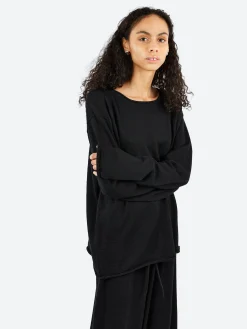 Lauren Manoogian - Super Fine Crewneck in Black