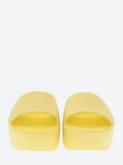 Lemon Jelly - Sunny Platform Slide Sandal in Lemonade