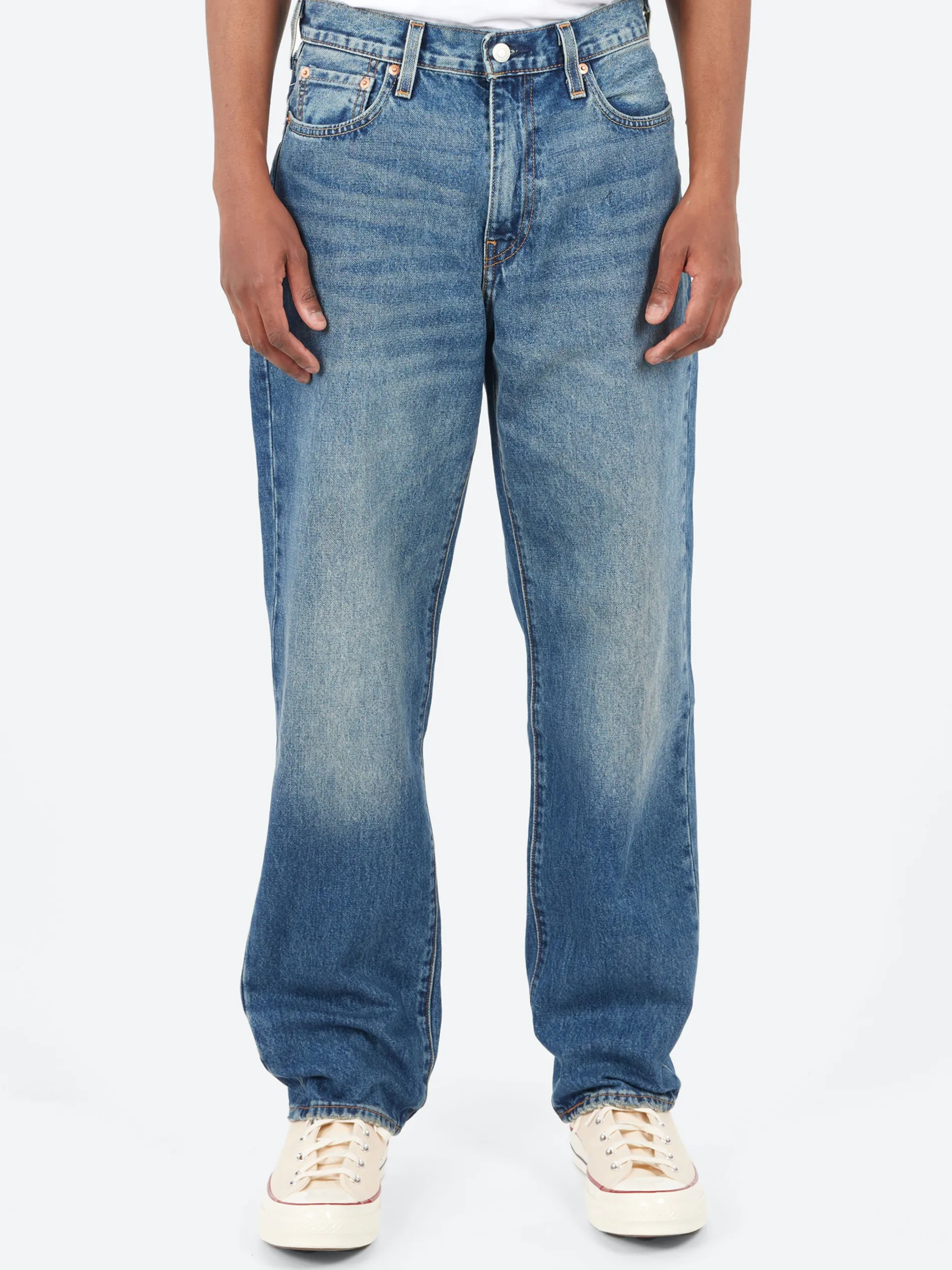 Levi's - 568 Loose Straight Jeans in Aisle Seat (Dark Wash)
