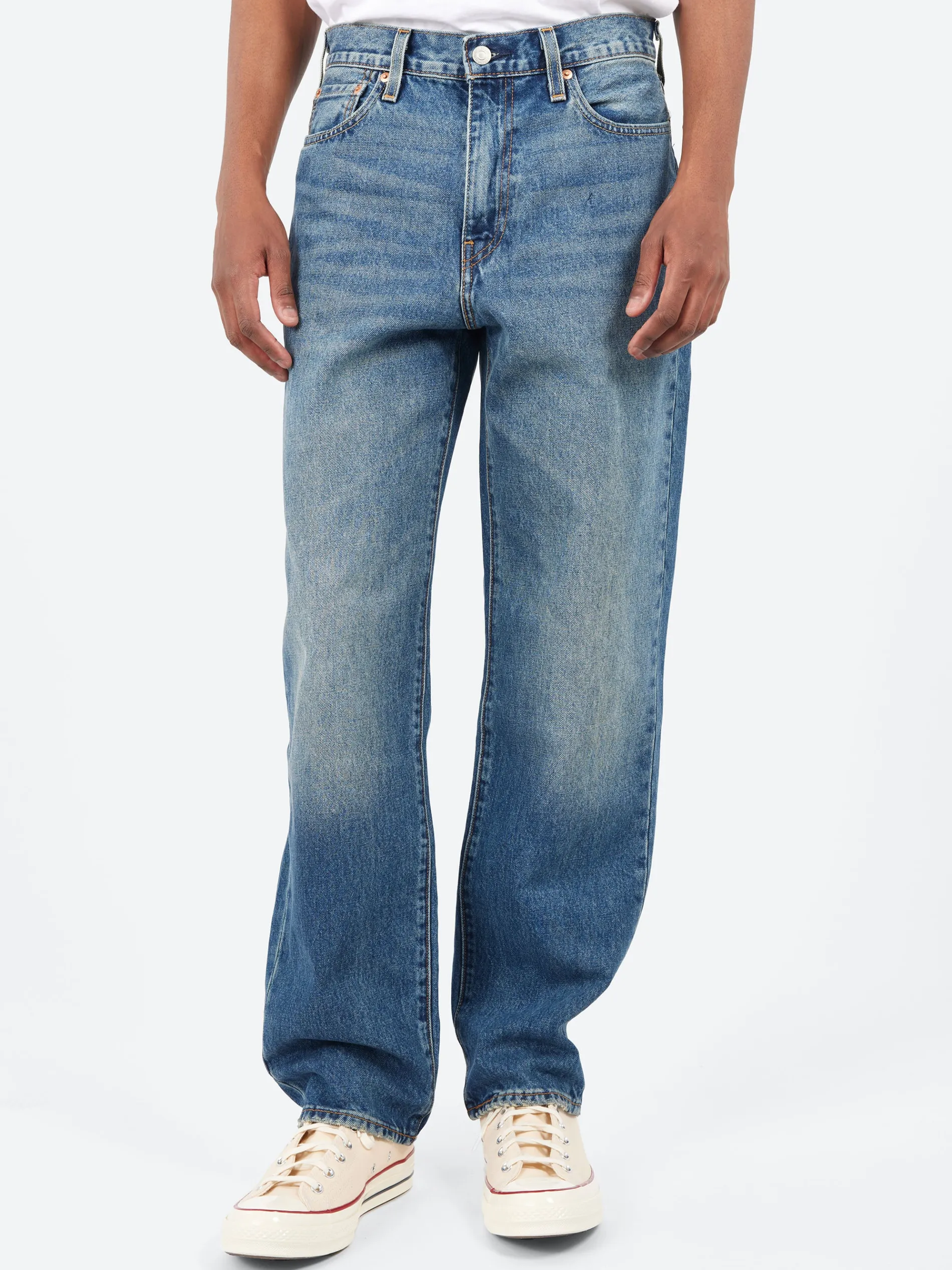Levi's - 568 Loose Straight Jeans in Aisle Seat (Dark Wash)