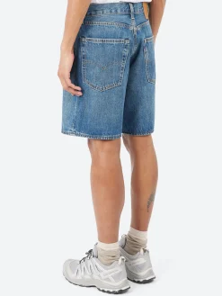 Levi's - 468 Stay Loose Shorts in Picnic Friends (Dark Wash)