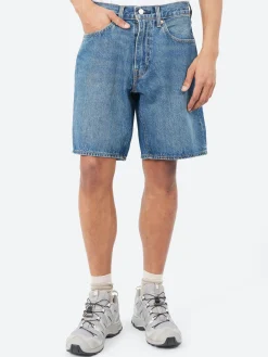 Levi's - 468 Stay Loose Shorts in Picnic Friends (Dark Wash)