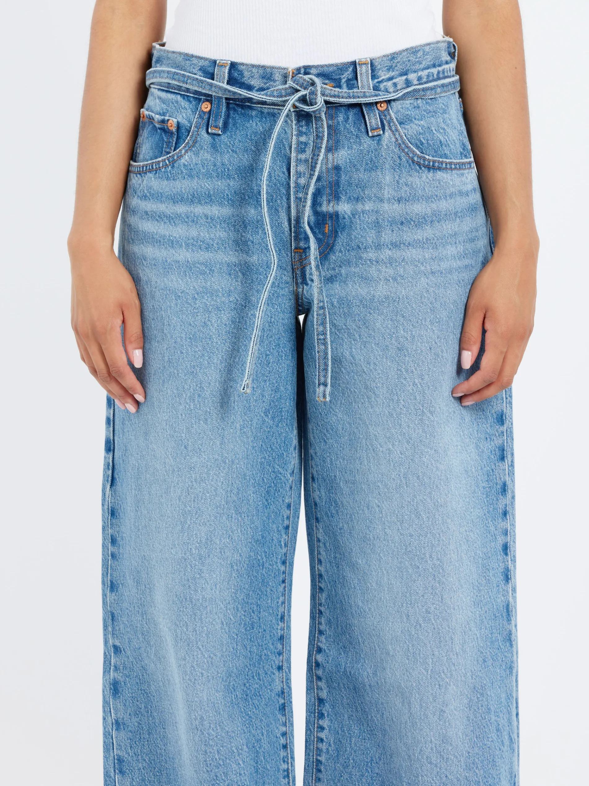 Levi's - XL Straight Women's Jeans in Thanks Friend (Light Blue)